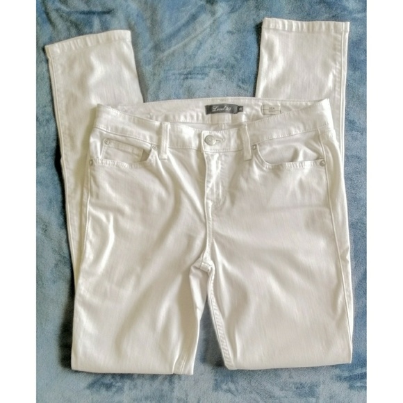 Level 99 Denim - Anthropologie Level 99 White Skinny Jeans 29 NWOT